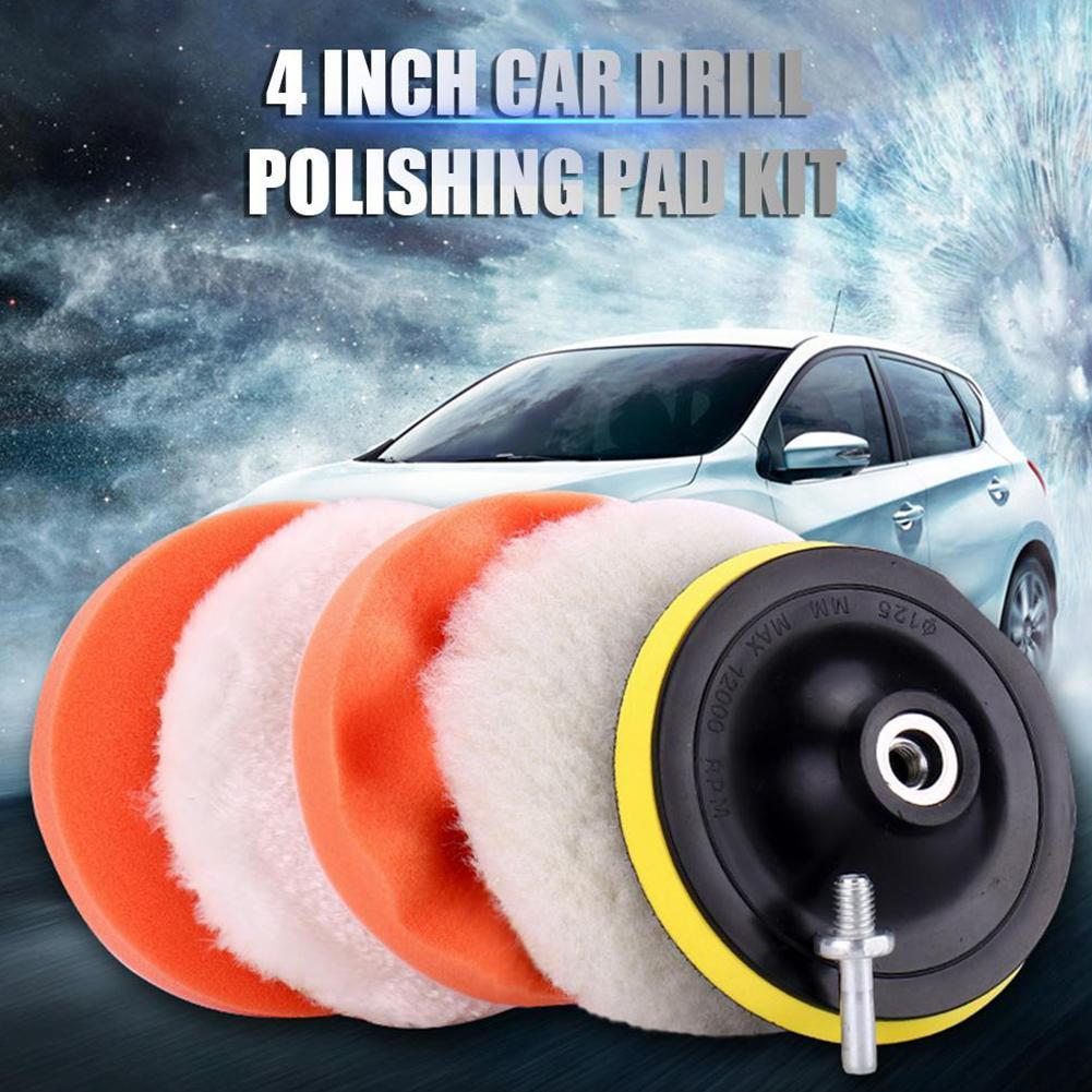 Polish Pad Set Buffer - 6 adet/takım araba parlatma süngeri pedleri
