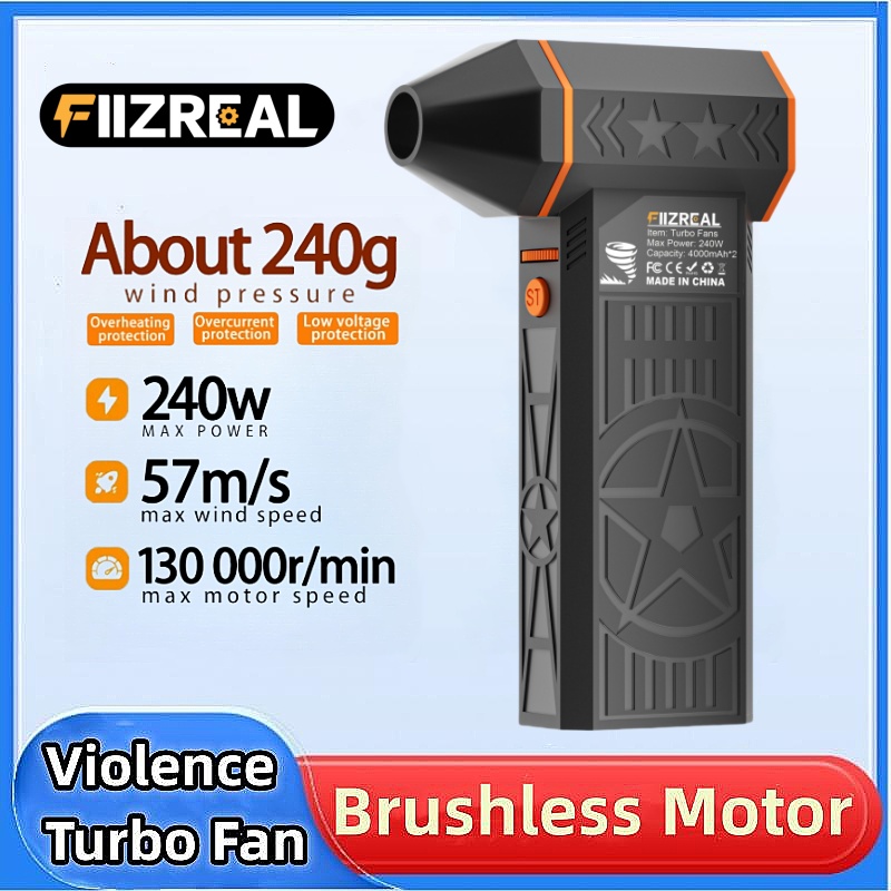 Dryer Car Blower - Fiizreal X50 240W Fırçasız Turbo Fan