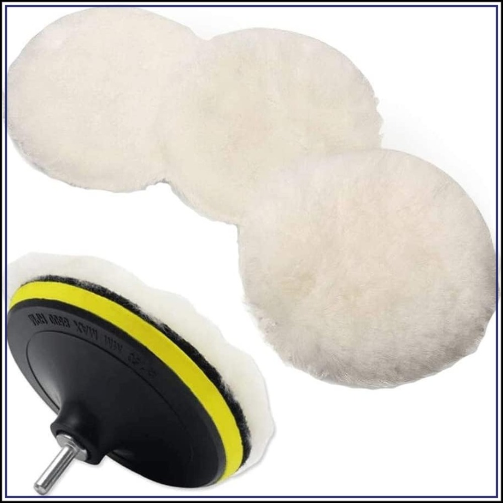 Polish Pad Set Buffer - 6 Adet 5 İnç Yün Parlatma