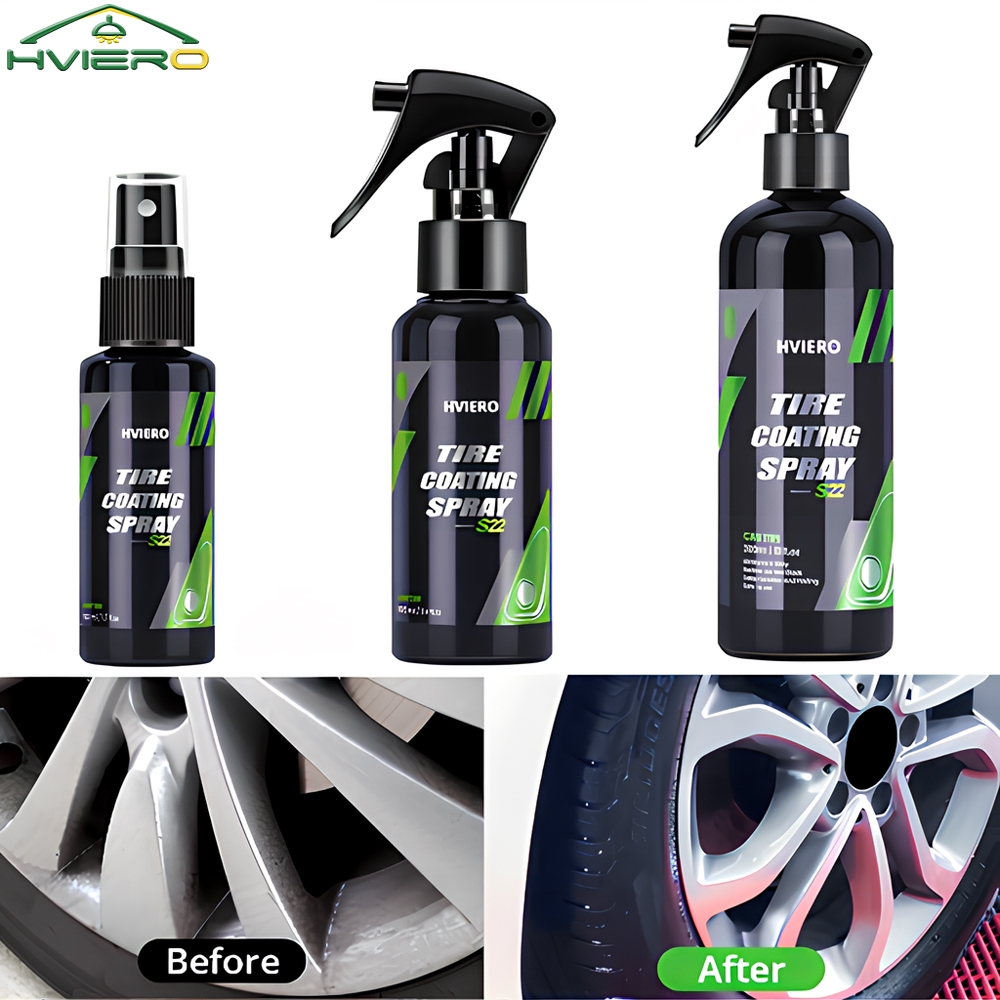 Tire Shine Spray Sealant - Lastik Parlatıcı HVIERO S22 Lastik Kaplama