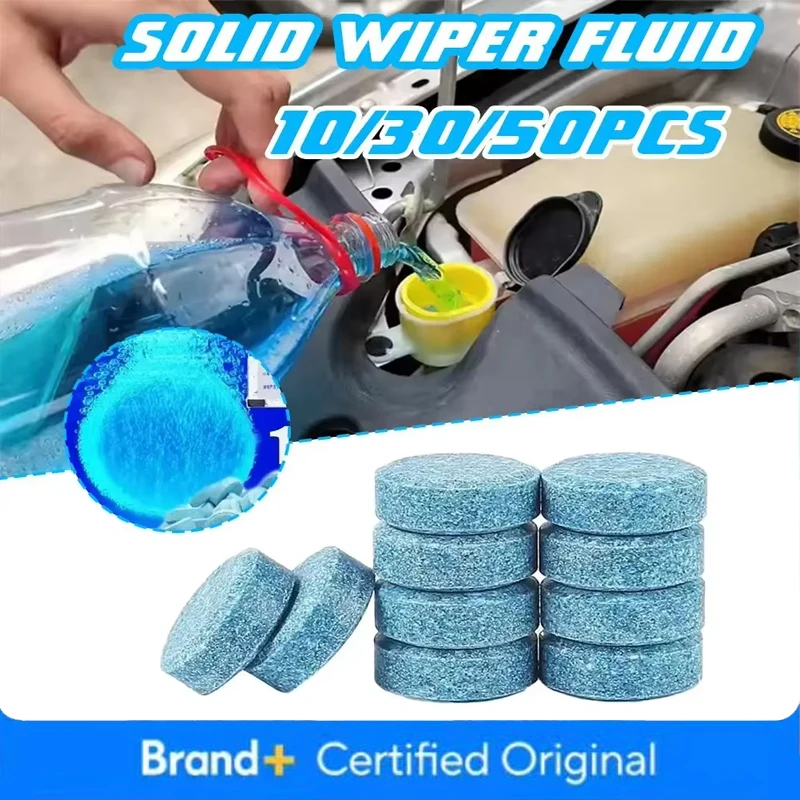Glass Cleaner Streak - Konsantre Efervesan Araba Yıkama Tabletleri, Derinlemesine