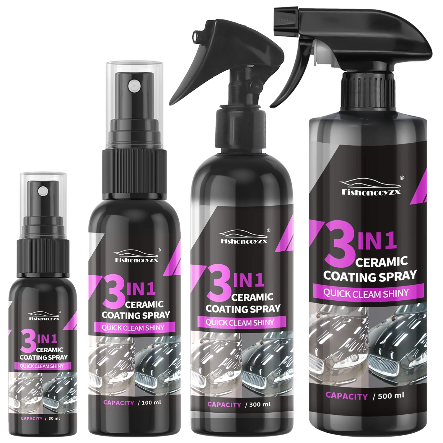 Car Wax Ceramic Coating - 3'ü 1 Arada Araba Seramik Sıvı