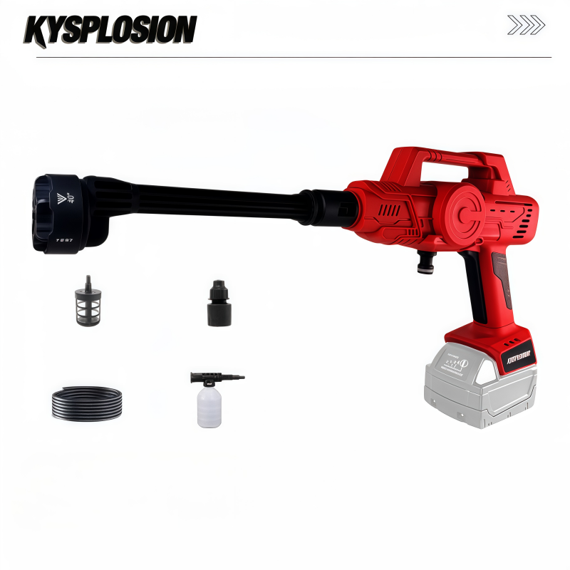 Foam Cannon Car Wash - Taşınabilir Kablosuz Yüksek Basınçlı Yıkama Makinesi,