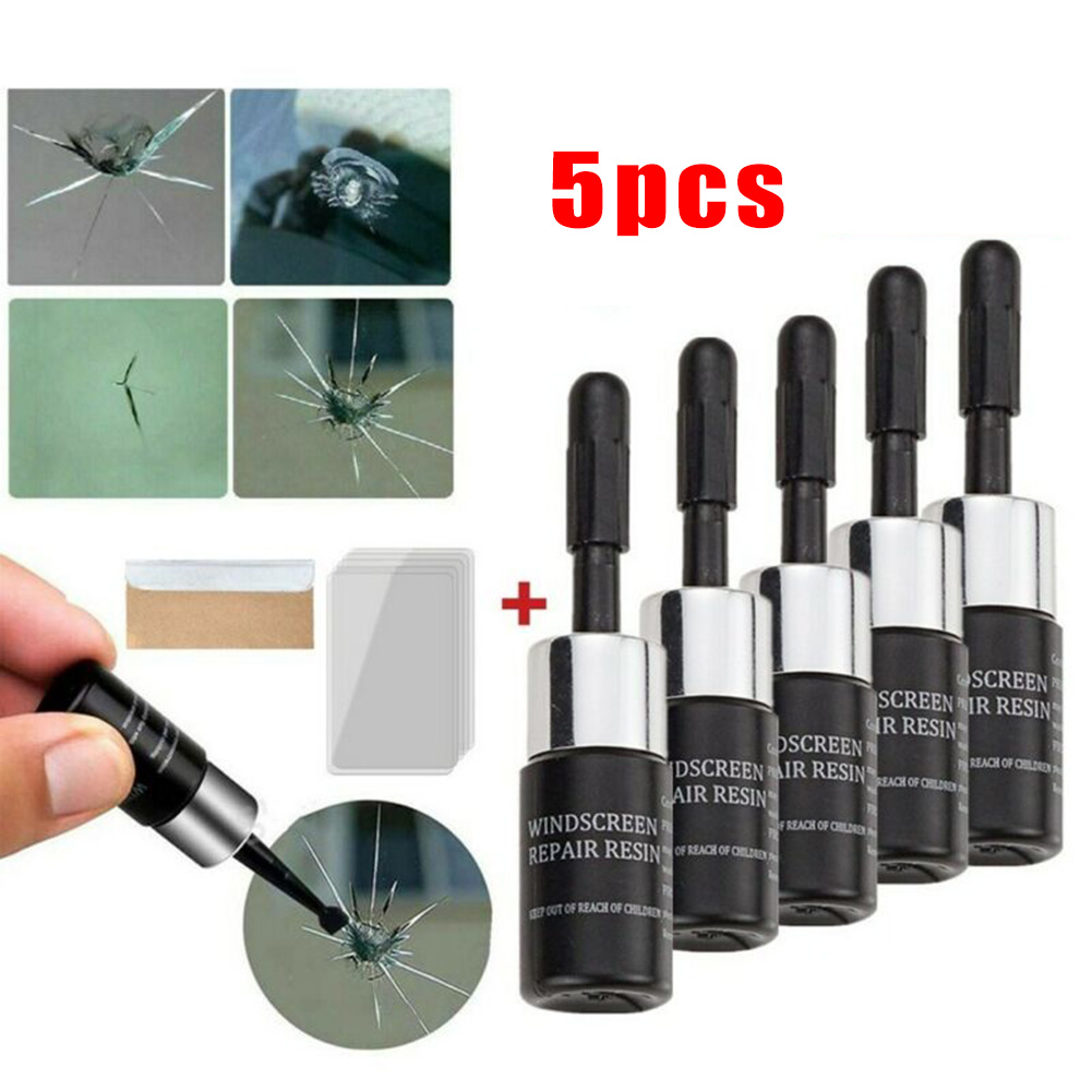 Glass Cleaner Streak - 5 adet otomotiv camı Nano tamir