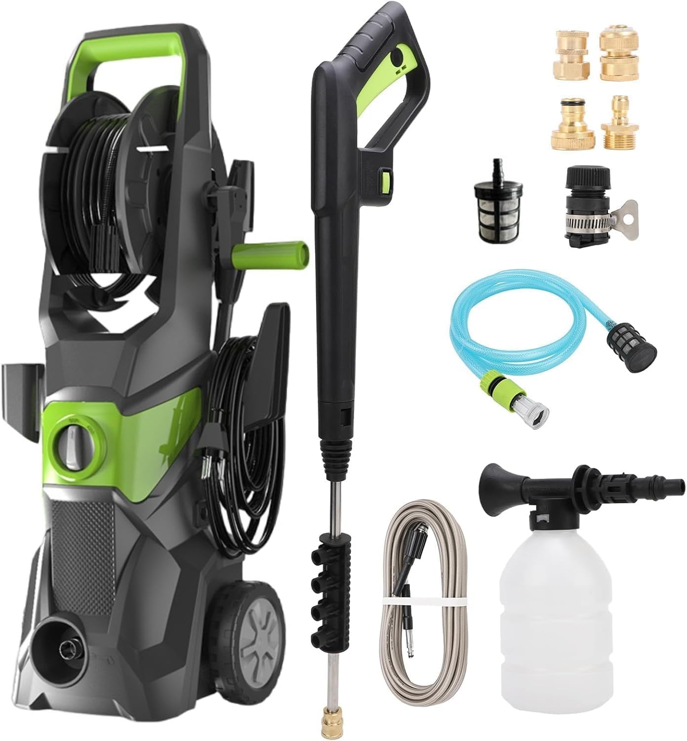 Pressure Washer Foam Gun - 4000PSI Elektrikli Basınçlı Yıkama Makinesi, 3000W