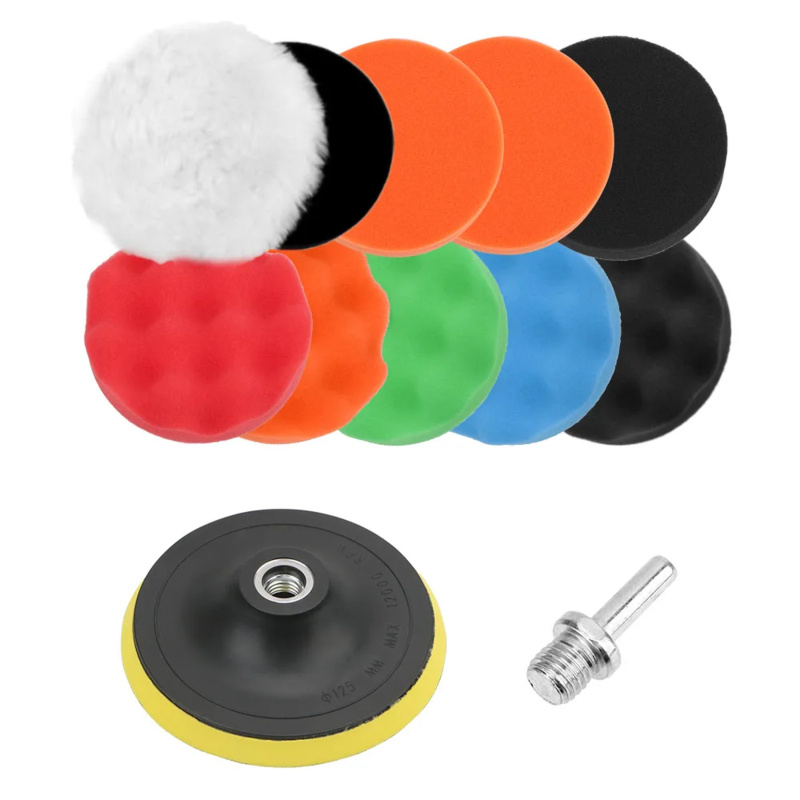 12 adet/takım araba parlatma p - Polish Pad Set Buffer incelemesi ve fiyatı