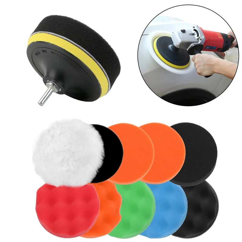 12 adet/takım araba parlatma p - Polish Pad Set Buffer incelemesi ve fiyatı
