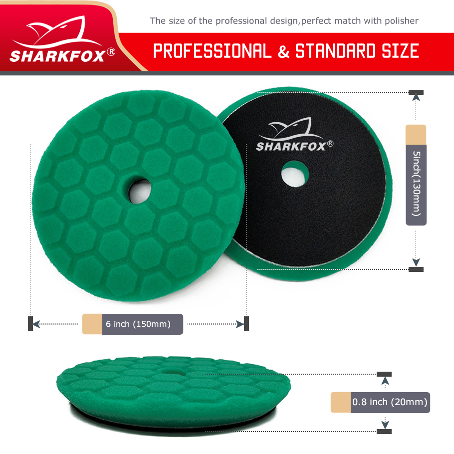 Sharkfox 5 adet/takım 5 inç (1 - Polish Pad Set Buffer incelemesi ve fiyatı
