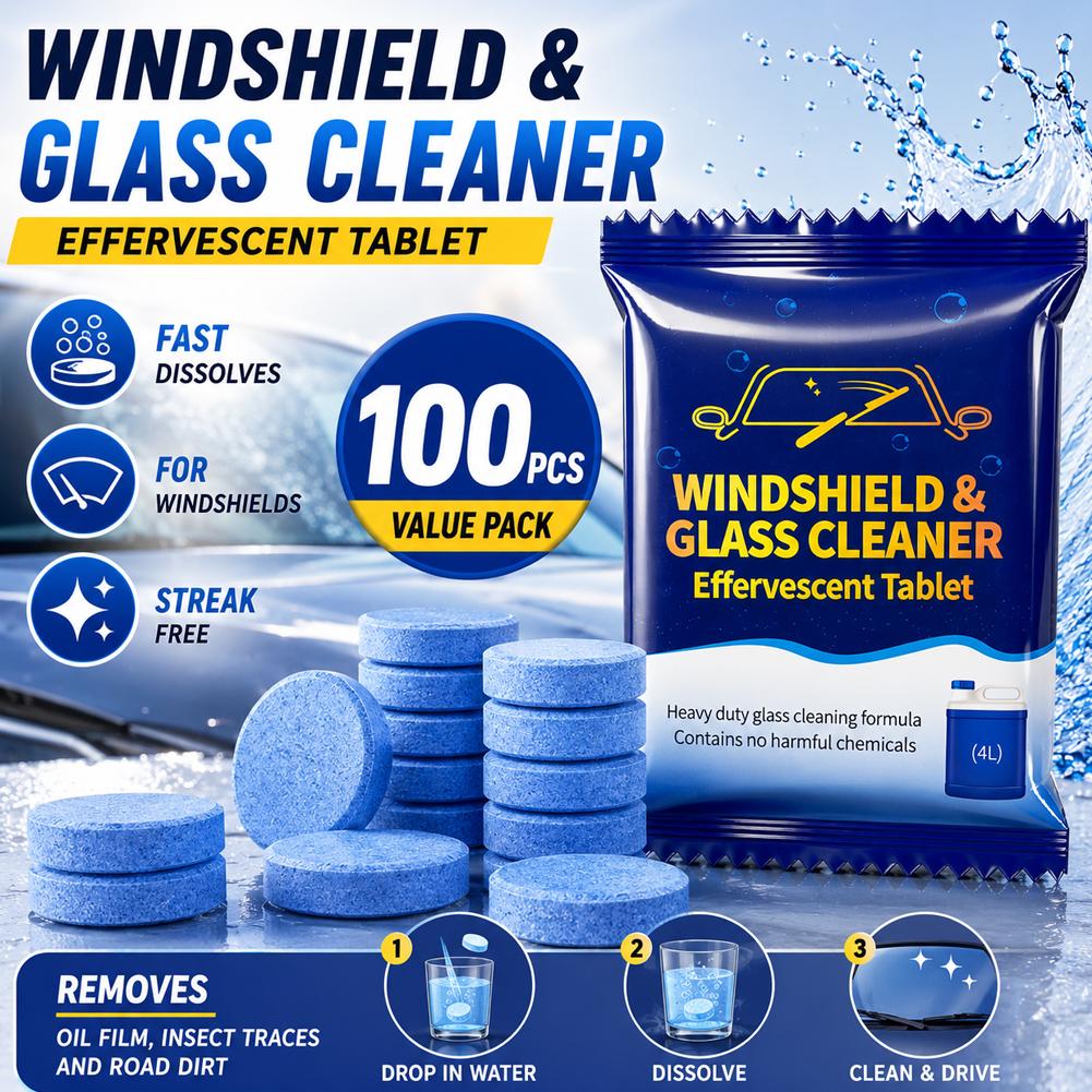 Araba ön camı yıkama efervesan - Glass Cleaner Streak incelemesi ve fiyatı