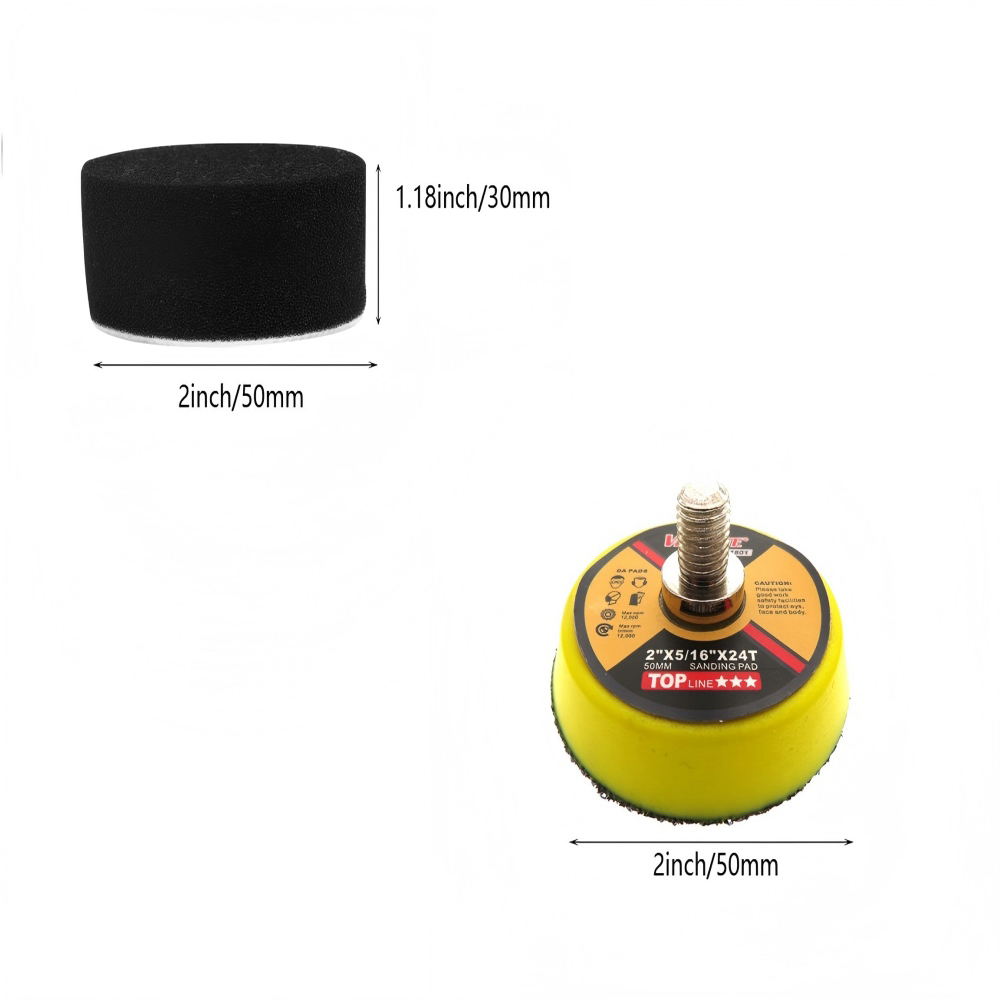 2 inç 50MM Araba Cilası Polisa - Polish Pad Set Buffer incelemesi ve fiyatı