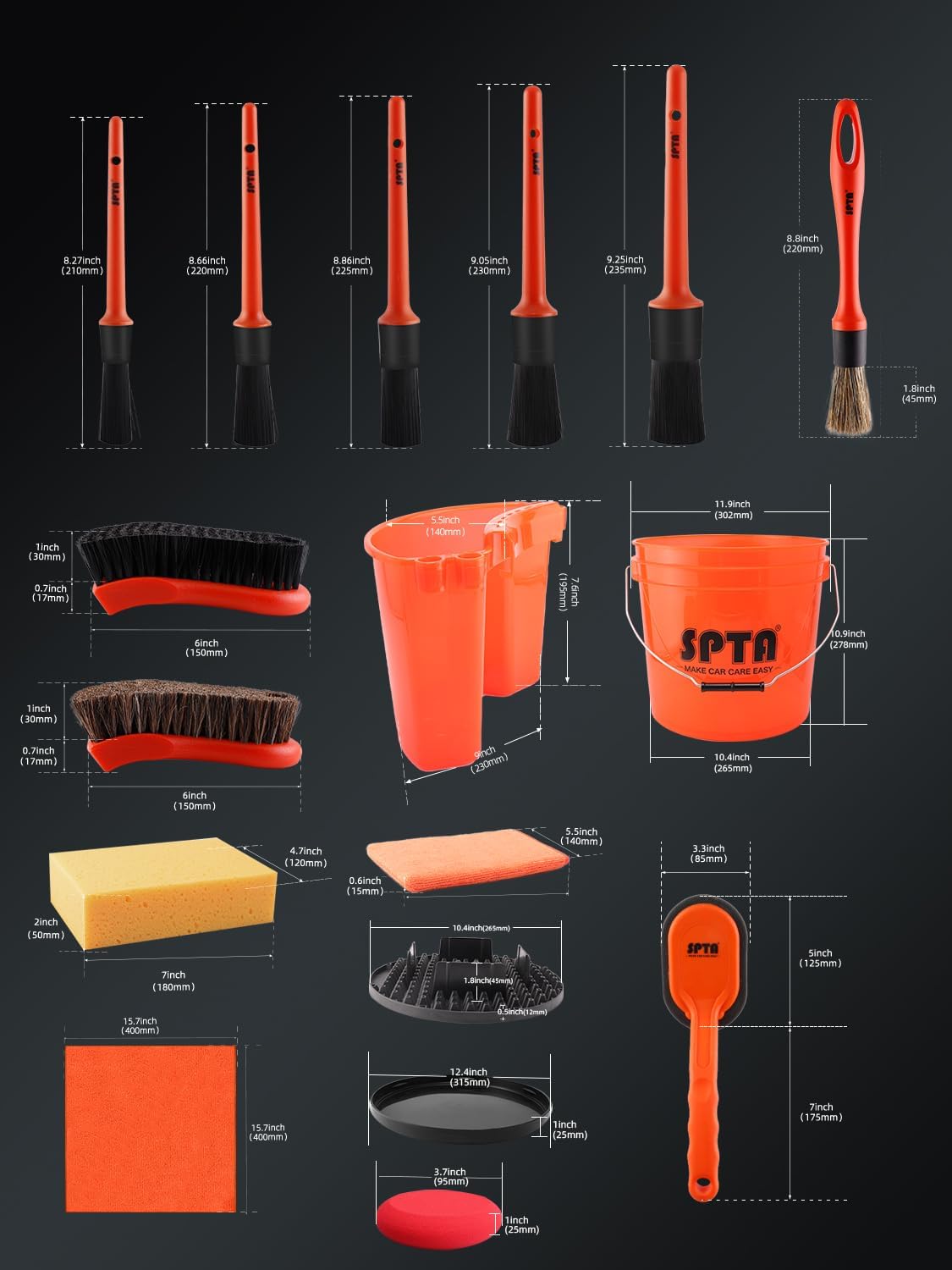 SPTA 31 Parça Araba Yıkama Set - Interior Detailing Kit incelemesi ve fiyatı