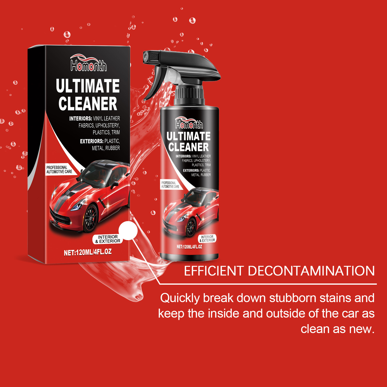 Homonth 120ml Araba İç Lekeler - Leather Cleaner Interior incelemesi ve fiyatı