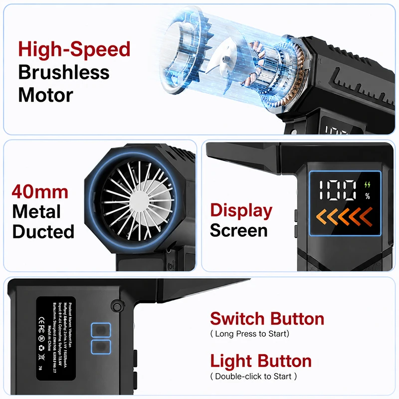 Süper Güçlü 2800000RPM Elektri - Dryer Car Blower incelemesi ve fiyatı