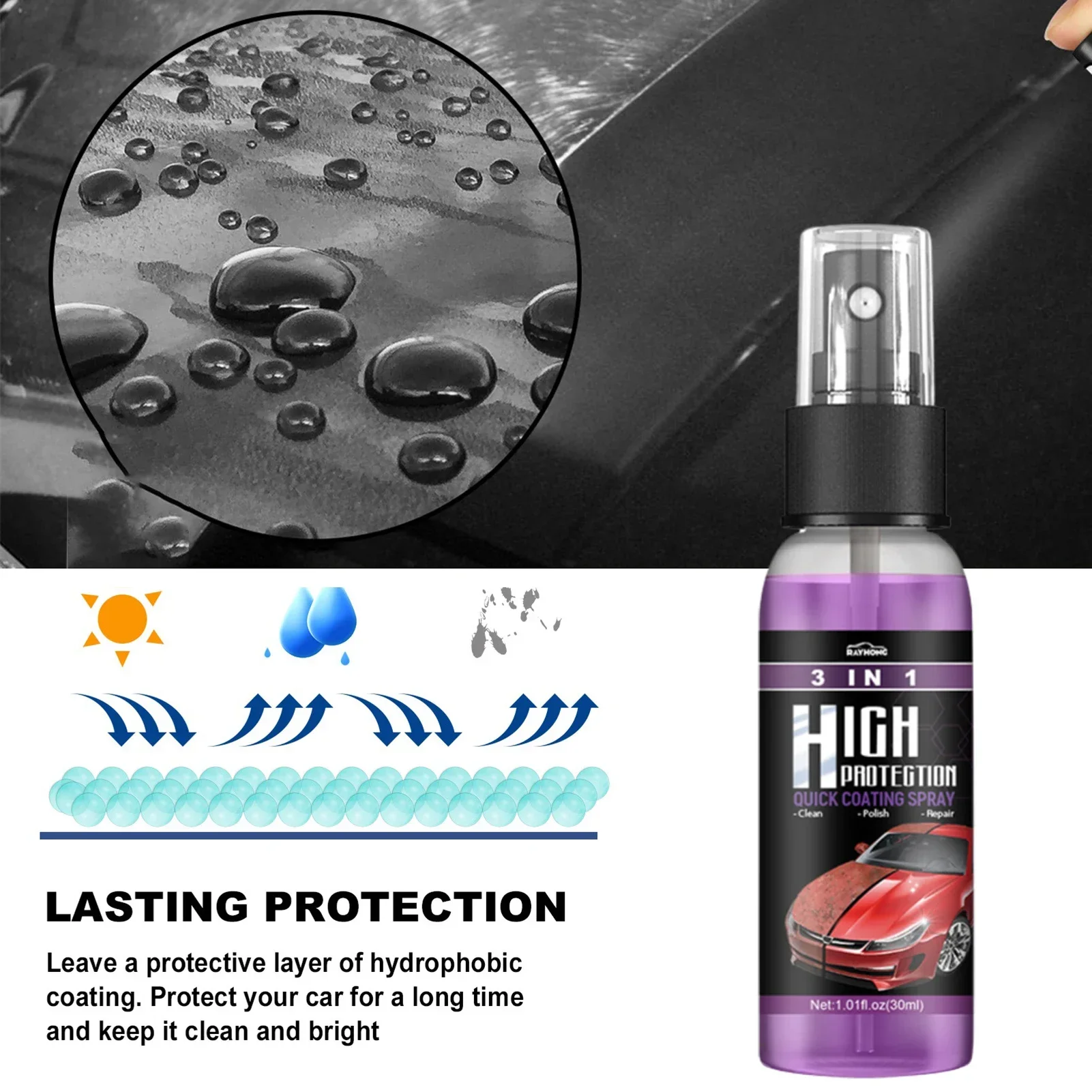 3'ü 1 Arada Seramik Sıvı Kapla - Car Wax Ceramic Coating incelemesi ve fiyatı
