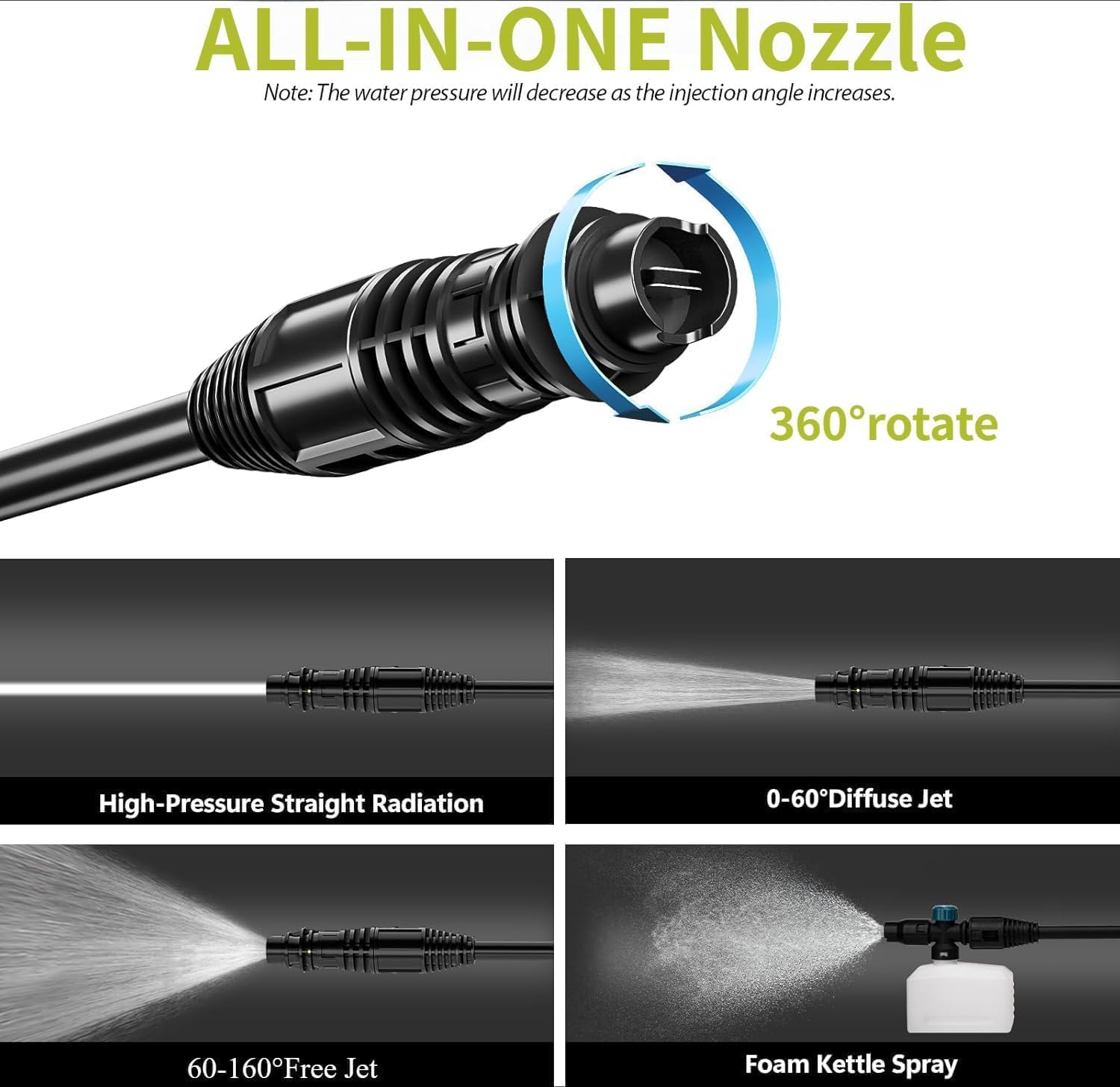 4000PSI Elektrikli Basınçlı Yı - Pressure Washer Foam Gun incelemesi ve fiyatı