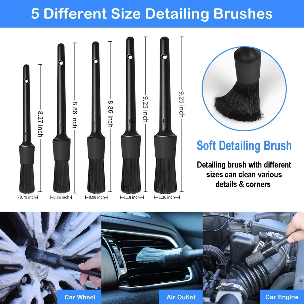 Araba Yıkama Fırçası Seti Deta - Dirt Brush Interior incelemesi ve fiyatı