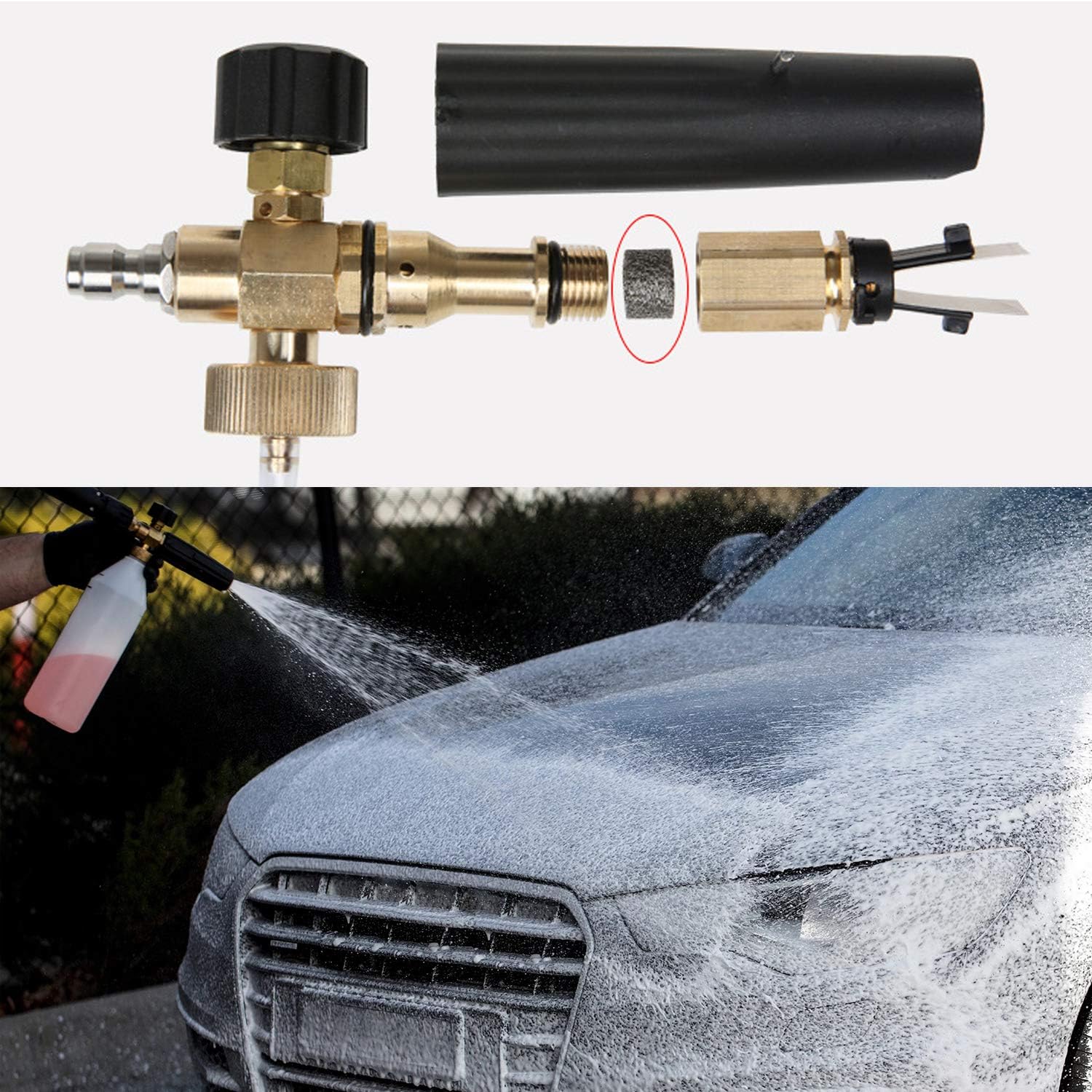 4 adet Yüksek Yoğunluklu köpük - Foam Cannon Car Wash incelemesi ve fiyatı